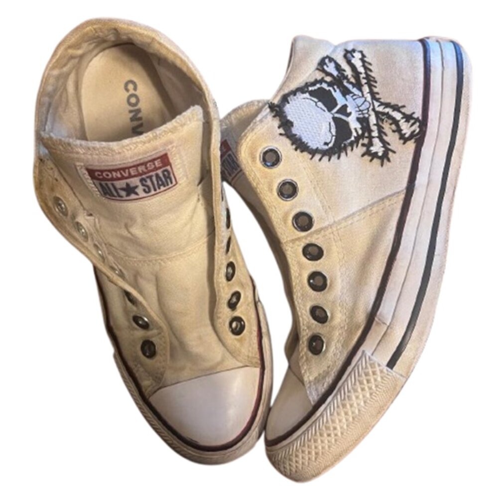 Converse Skull and Crossbone Sneakers